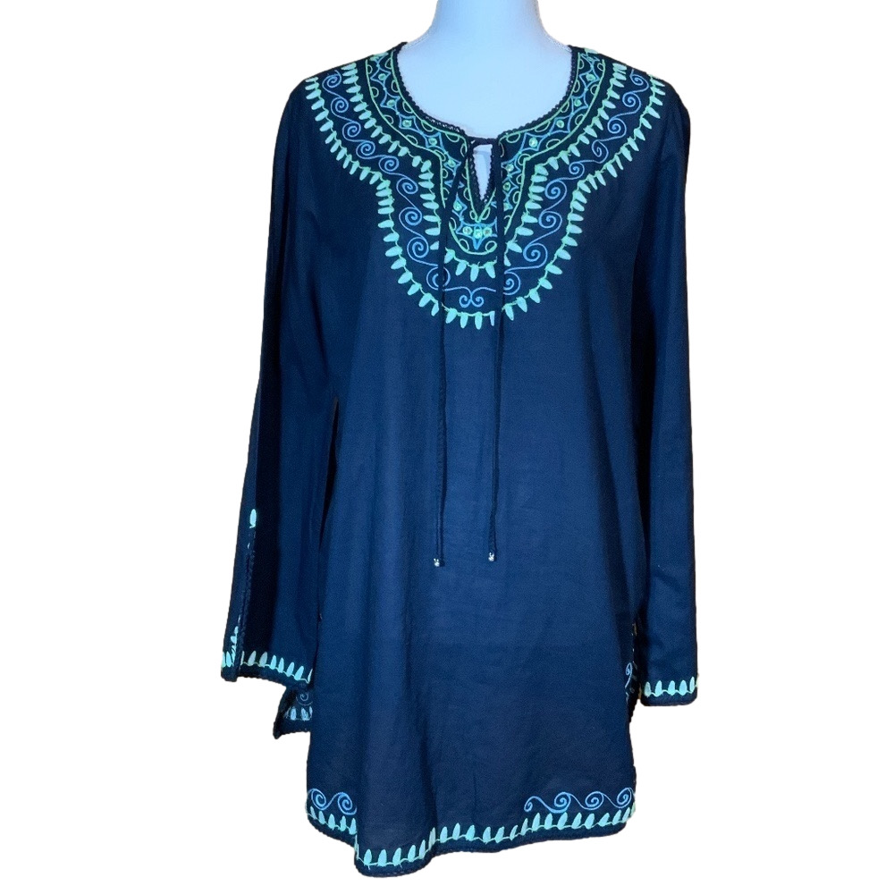 Gap Body Cover-up Tunic with Embroidery - EUC
